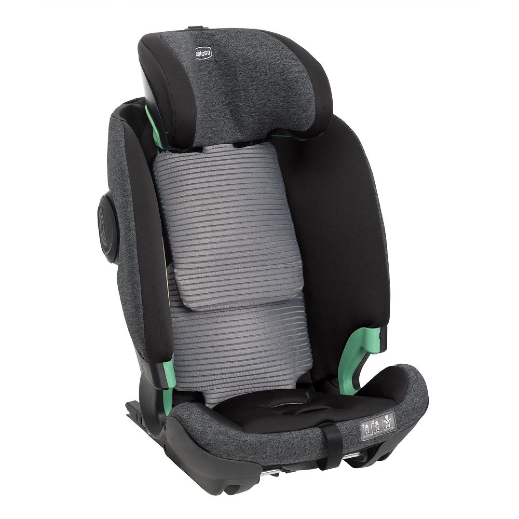 Fotelik samochodowy Gr. 0+/1/2/3 Bi-Seat i-Size Air z podstawą Black Air