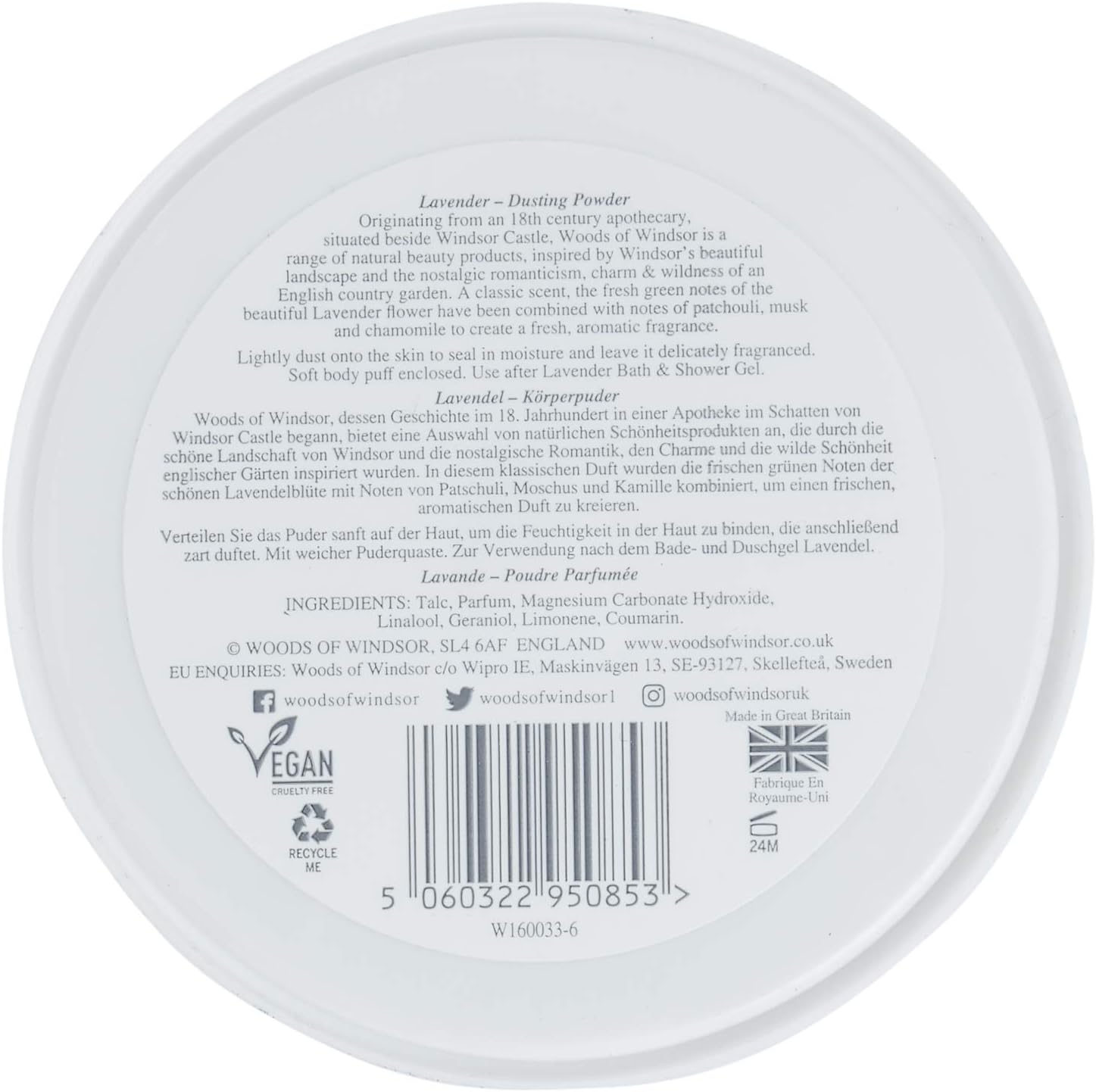 Woods Of Windsor Lavender Body Dusting Powder With Puff for Women, 3.5 Ounce - Image 10