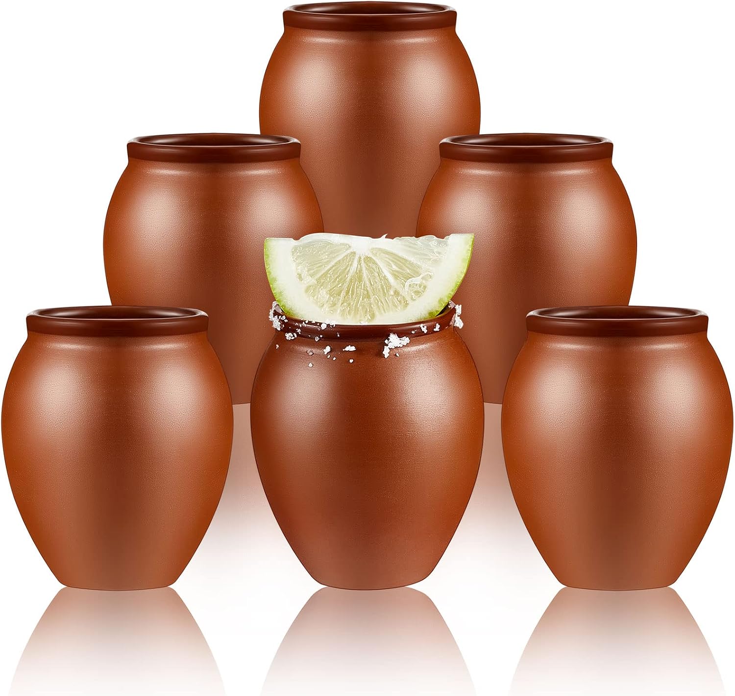 2oz Cantaritos De Barro Mini Cantaritos Shooters Pottery