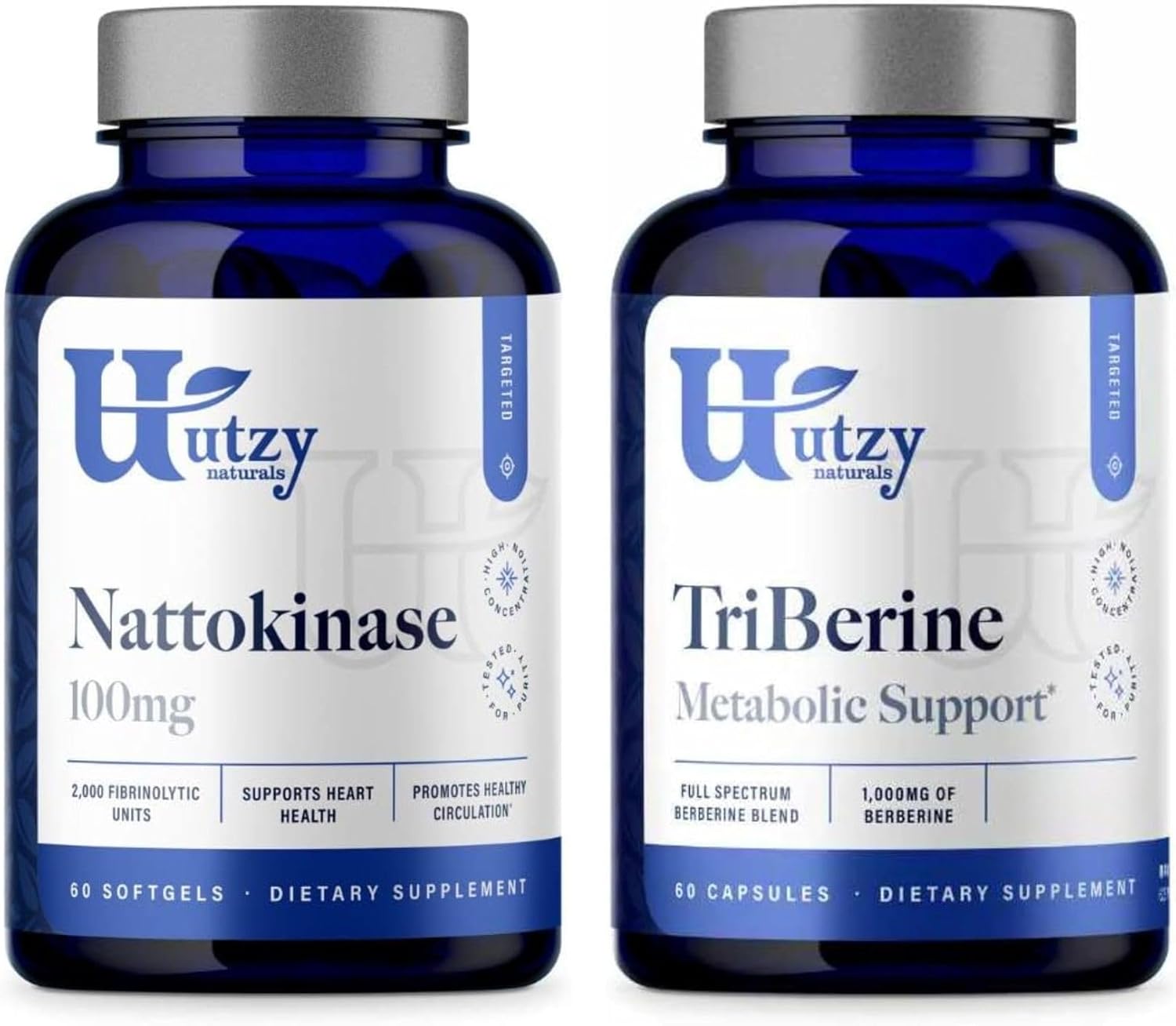 Utzy Naturals Nattokinase and TriBerine