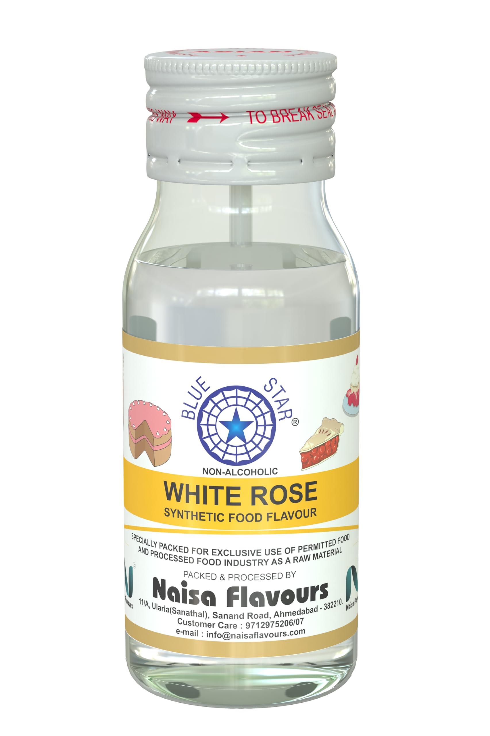 BlueStar Food Flavour | Essence ROSE 20ml Pack (10 bottles)