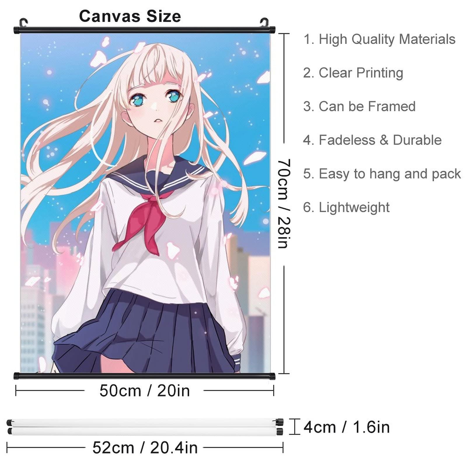Amazon.co.jp: ポスター 壁掛 可愛い アニメ柄 キャラクター柄 明日