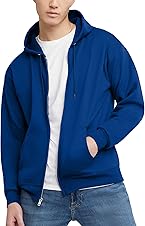 [63% off] Hanes mens Zip-up Hoodie, Ecosmart Fleece Full-zip Hoodie for Men, Hooded Sweatshirt