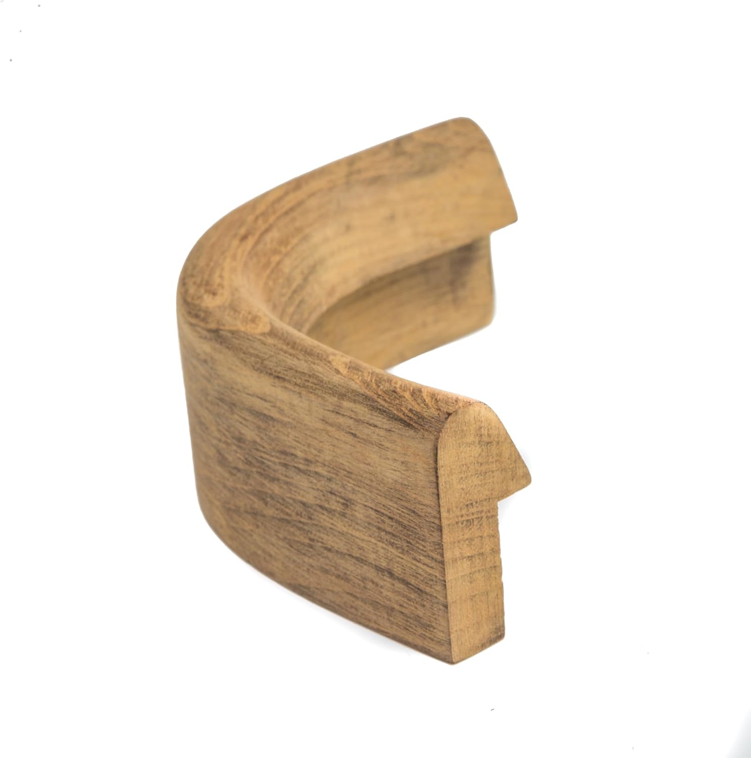 Whitecap 60833 Teak 1-5/8"H x 13/16" W Outside Corner Rail Molding