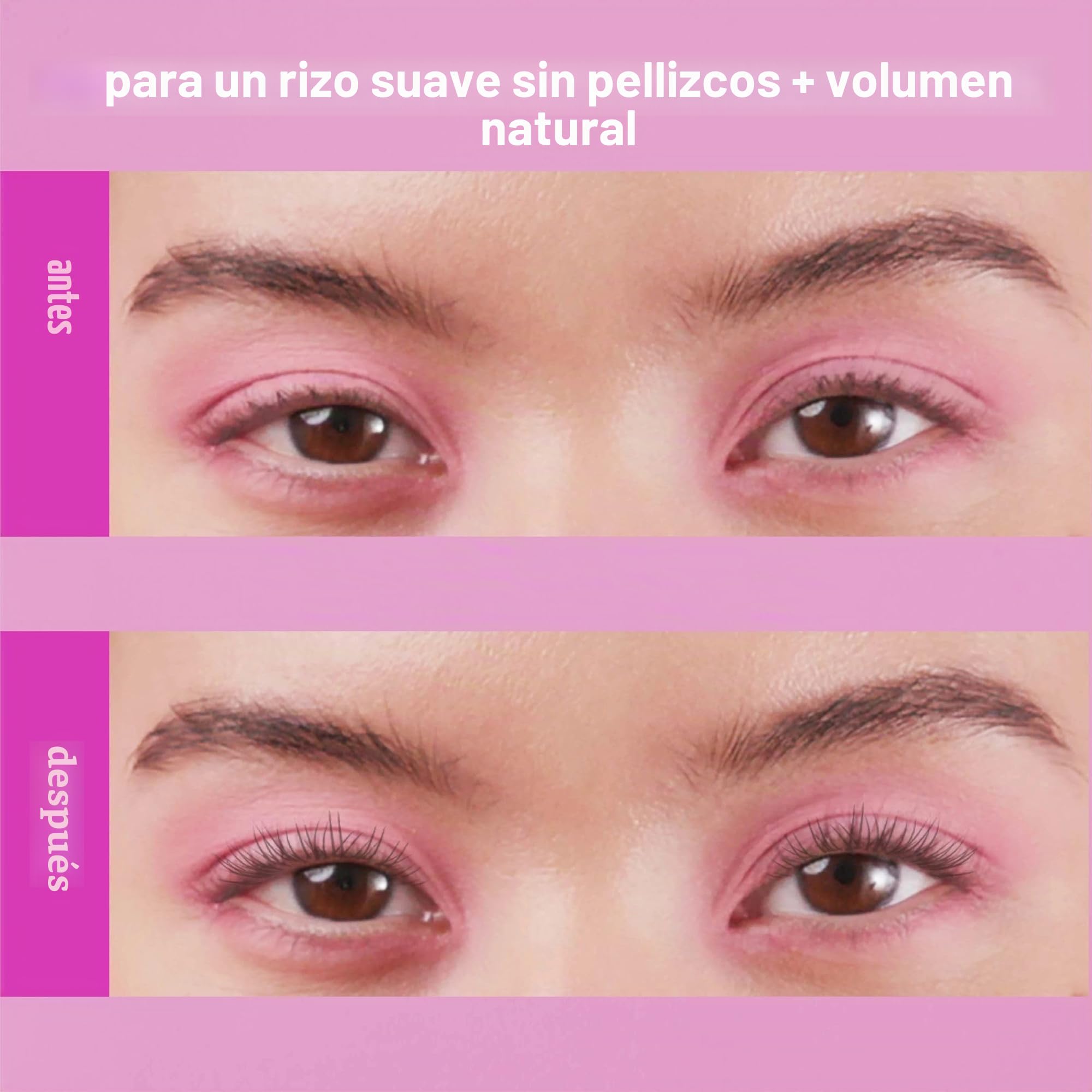 Real Techniques Miracle – Rizador compacto para pestañas con diseño ergonómico, uso con máscara para mayor volumen, herramienta suave para levantar pestañas