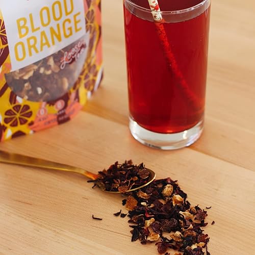 Miniatura 7 de DRINK KATY'S Té de naranja sanguina, té de frutas de naranja de hojas sueltas, hecho caliente o helado, todo natural, vitaminas, antioxidantes,