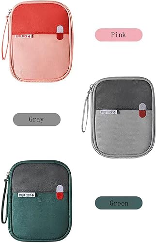 Miniatura 7 de Ellsang Bolsa de medicina familiar, kit de medicina portátil para viajes al aire libre, mini bolsa de primeros auxilios para camping, senderismo,