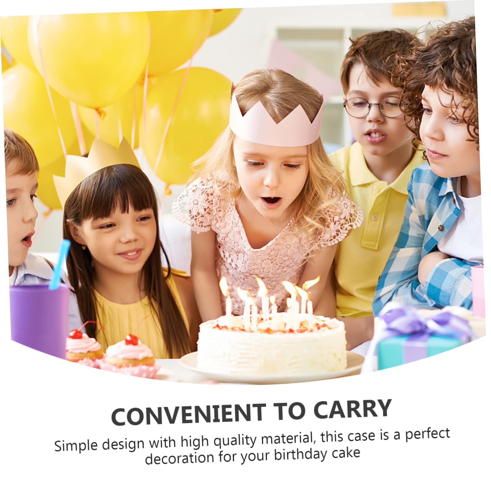 Mikinona Cake Storage Box Tall Cake Boxes for Birthday Dessert Container Reusable Show off Your