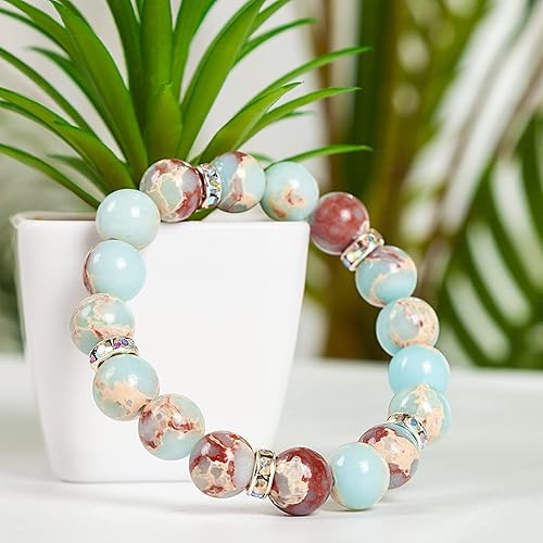 Miniatura 3 de Healing Bracelet For Women Anxiety Crystal Bracelet Chakra Beaded Bracelets Rose Quartz Crystals And Healing Stones Bracelet Calming Stretch