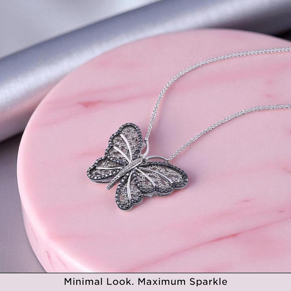 Amazon.com: Jewelili Womens Sterling Silver Butterfly Amazon.com: Jewelili Womens Sterling Silver Butterfly
