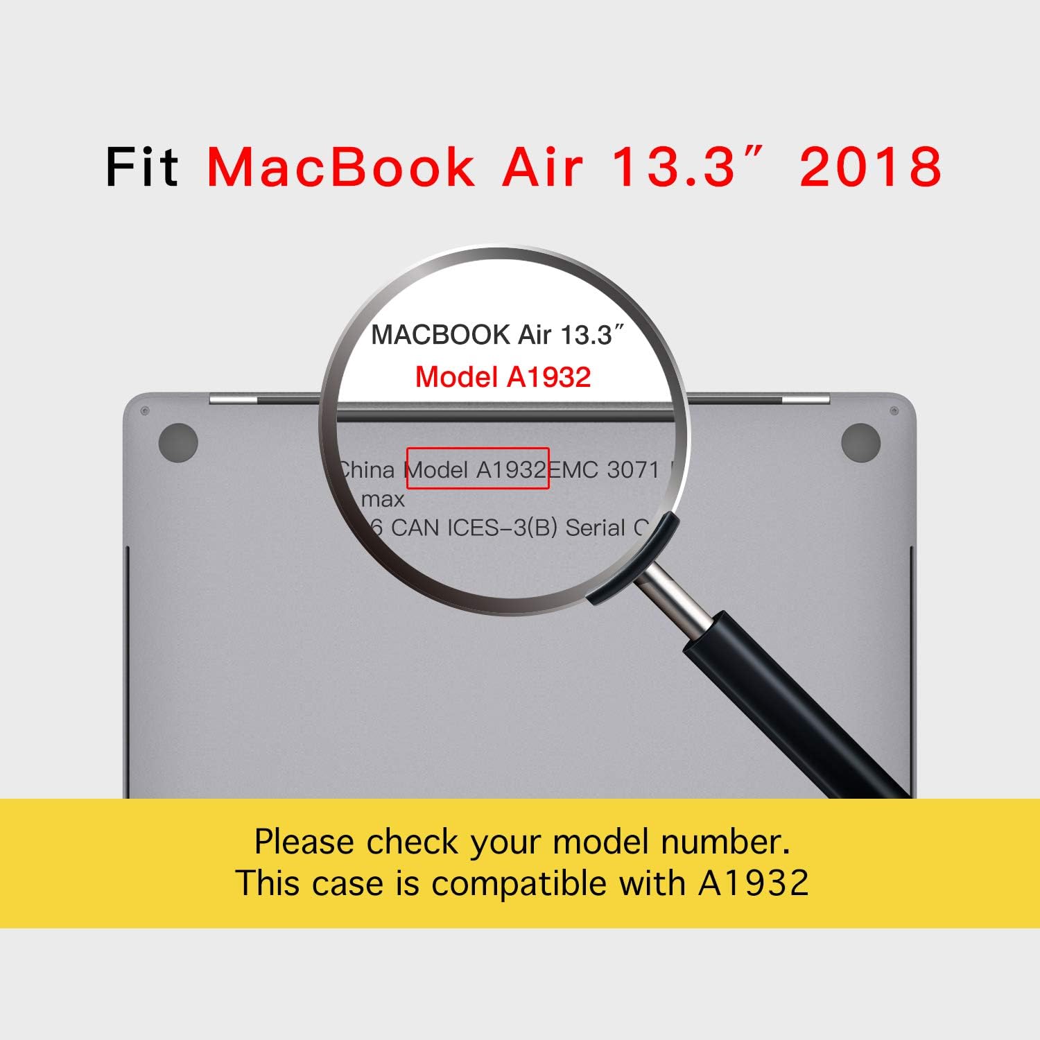 MoKo Air 13 Inch Case 2018 Model A1932, Slim PC Hard Shell Protective Cover Snap on Matte Frosted Case Compatible with New Air 13 2018 with Retina Display - White Marble