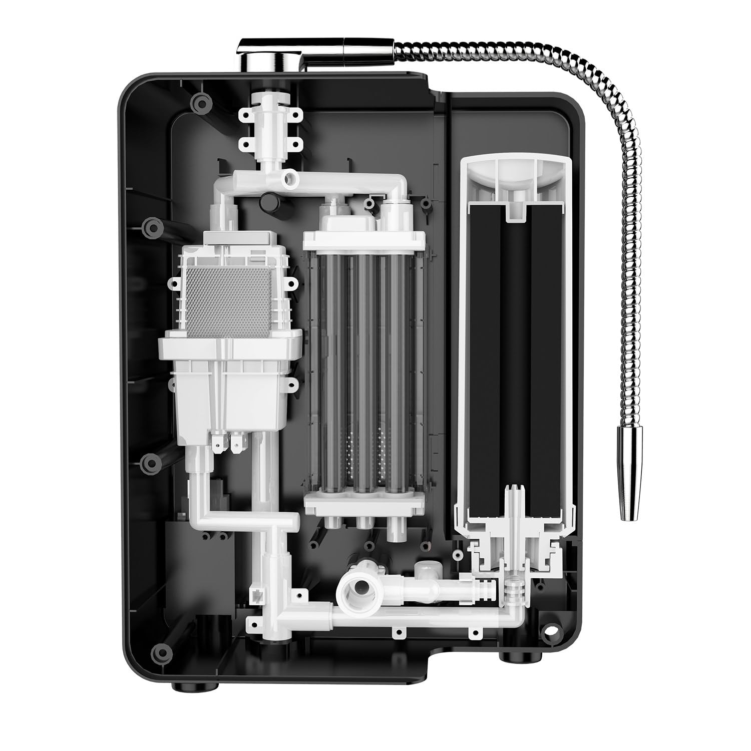 Purificador Agua Ph 2.8-11.0 Máquina Agua ácido Alcalino,hasta -800 Mv Orp,6000~12000 L por Filtro,Limpieza Automática,Voz Inteligente,220V
