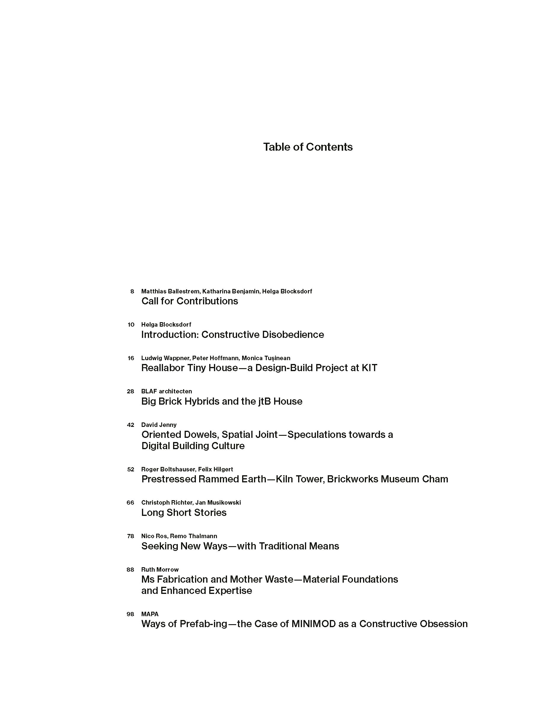 Constructive Disobedience: An Experimental Methodology in Architecture