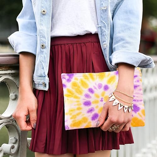 Vista 22 de Koolmox Bolsas de cosméticos a granel, 20 bolsas de maquillaje multiusos con cremallera, bolsa de lápices de lona, bolsa de lona beige a granel