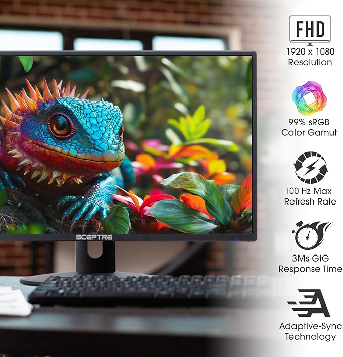 Monitor Gaming 24" FHD 100Hz FreeSync miniatura 3