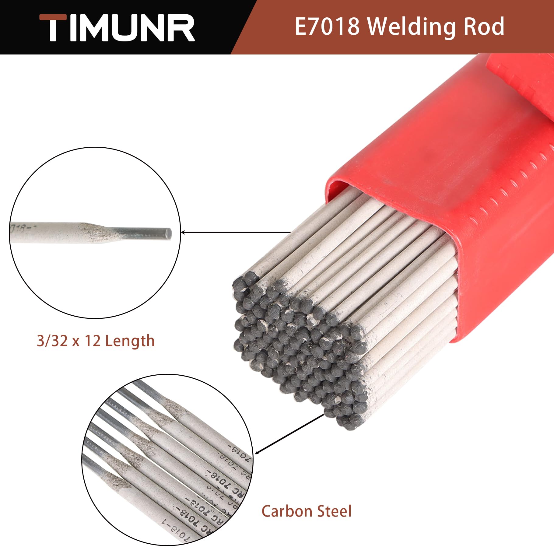 Electrodo de acero al carbono de 10 libras 3/32 pulgadas E7018 varillas de soldadura por arco de varilla de soldadura
