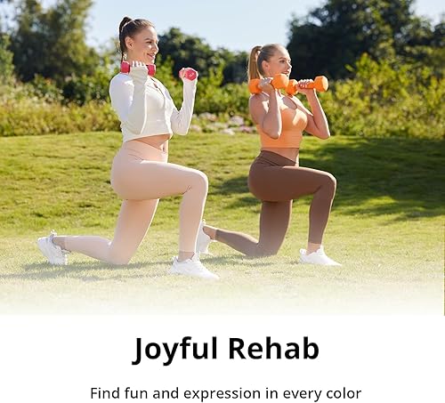 Miniatura 7 de Portzon Weights Anti-roll Neoprene Dumbbells Set