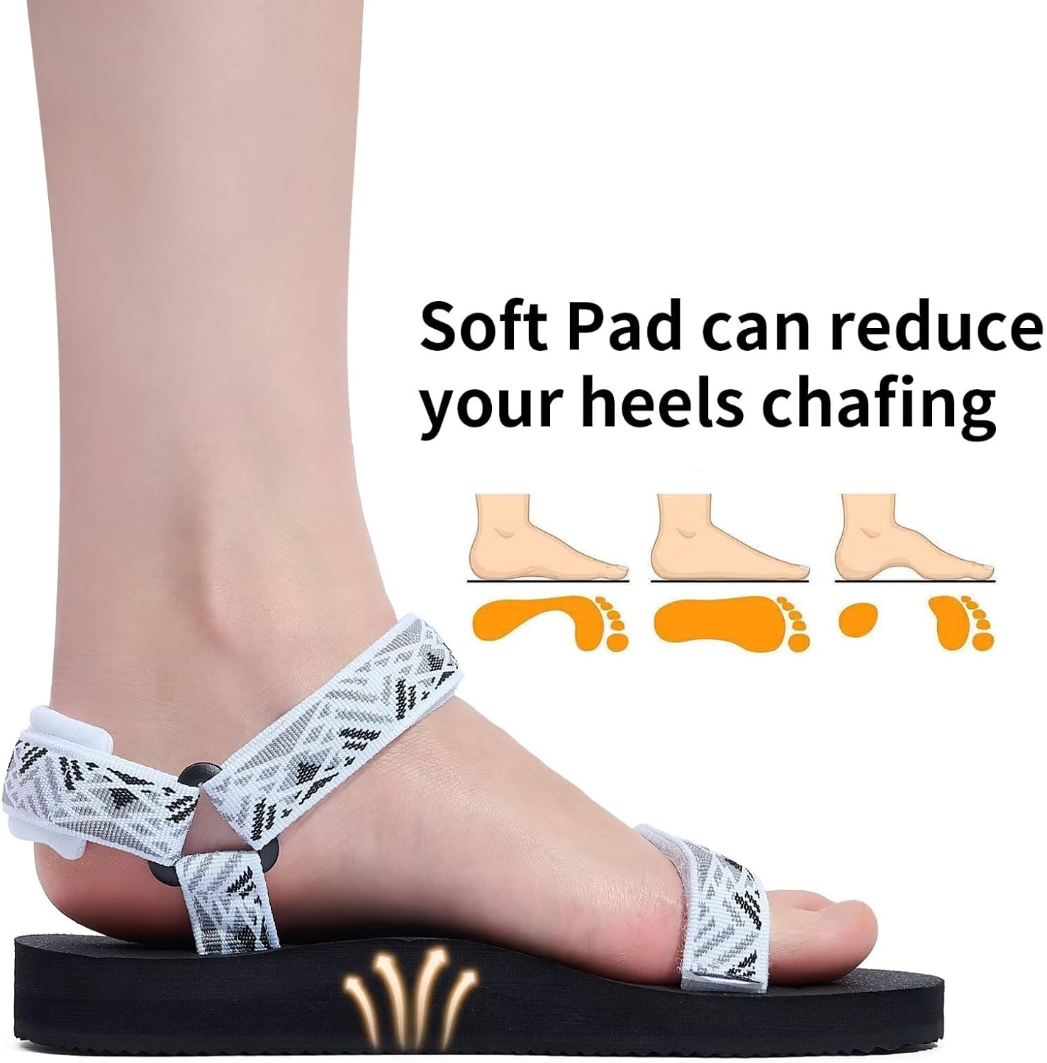 Women's Original Sport Sandals Hiking Sandals with Arch Support Yoga Mat Insole Light Weight Outdoor Water Shoes - Image 6