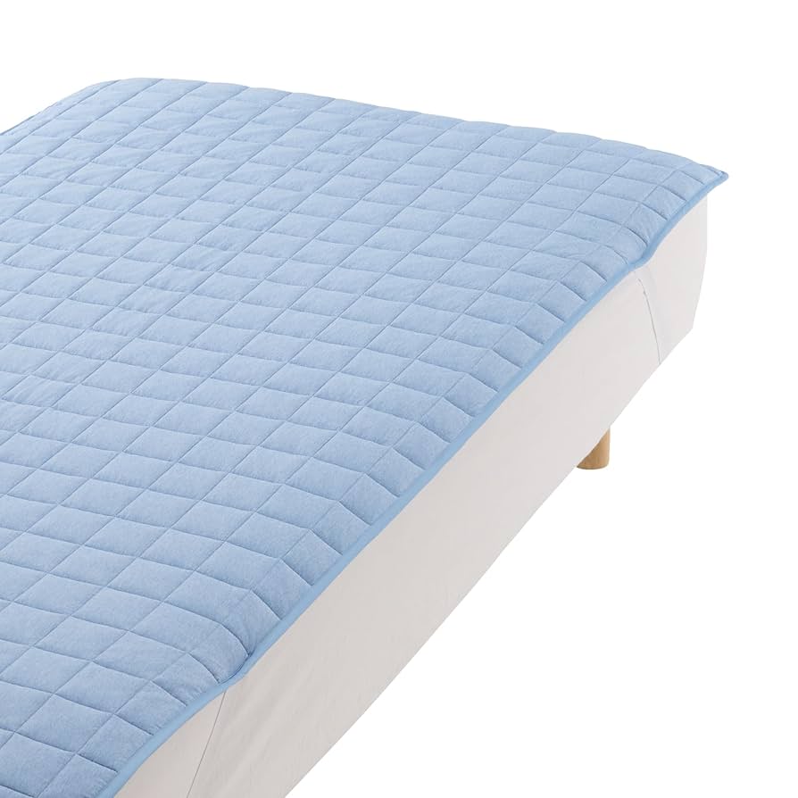 Amazon｜無印良品 ひんやり 敷パッド/D ブルー JABC5A4S｜ベッド