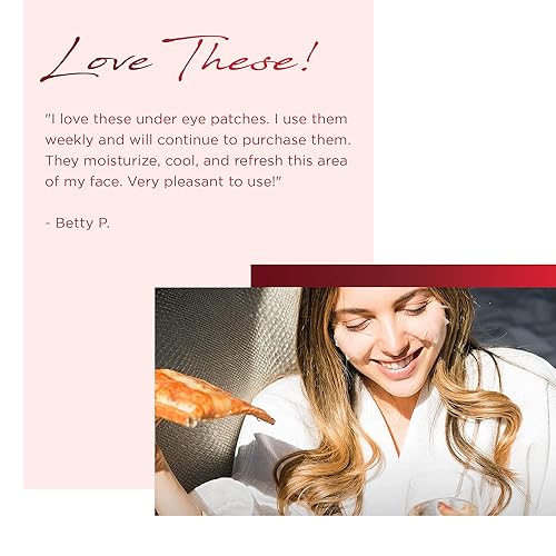 Miniatura 6 de AZURE Almohadillas antienvejecimiento con retinol y vitamina C para debajo de los ojos, parches hidratantes y refrescantes, reduce las líneas finas,