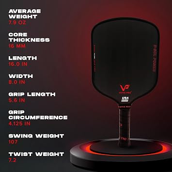 Vatic Pro - V-Sol Power 16mm - Foam Core - Includes Paddle Cover