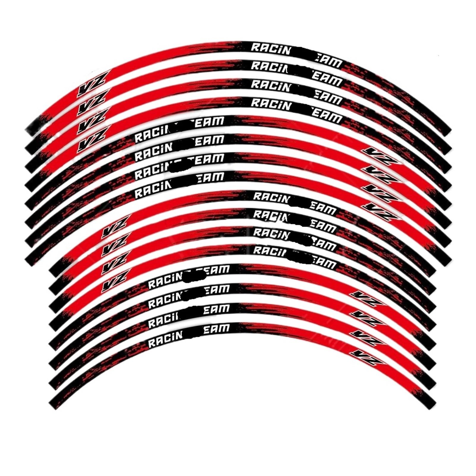 Hub Decals Rim for Ya&maha for YZ 125 125X 250 250X 250F 250FX 450F 450FX Motorcycle Wheel Sticker Rim Decals Stripe Tape Stripe Tape(21inche and 19inche E)