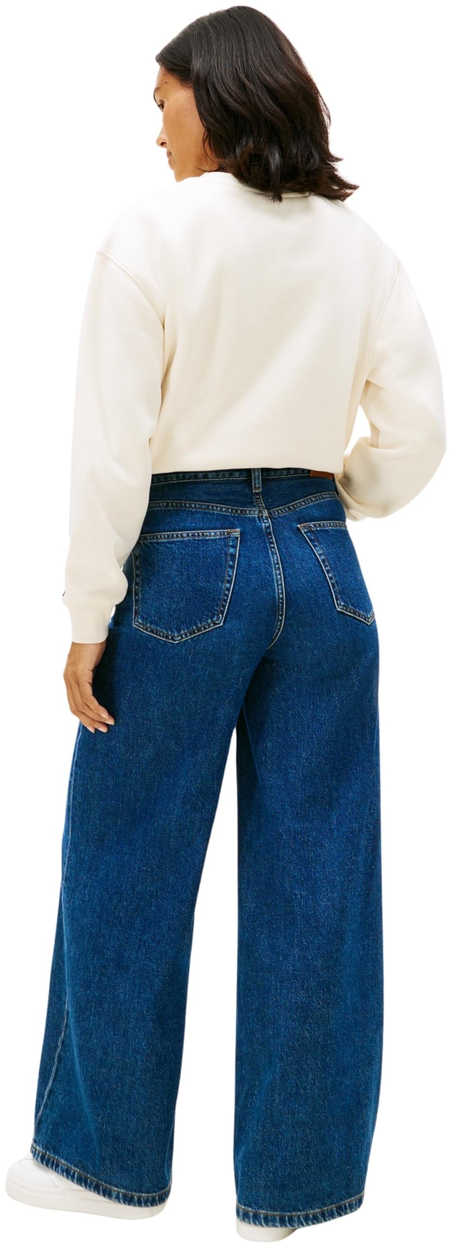 Tommy Hilfiger Damen Andere Jeans DNM EMI 70's Wide Leg Hw Ww0ww47695