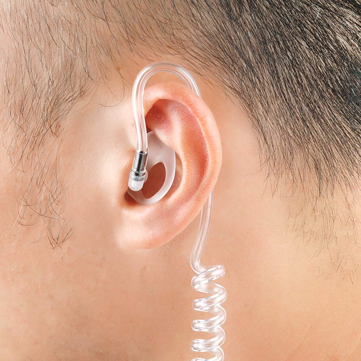 Molde de silicona para auriculares de tubo acústico