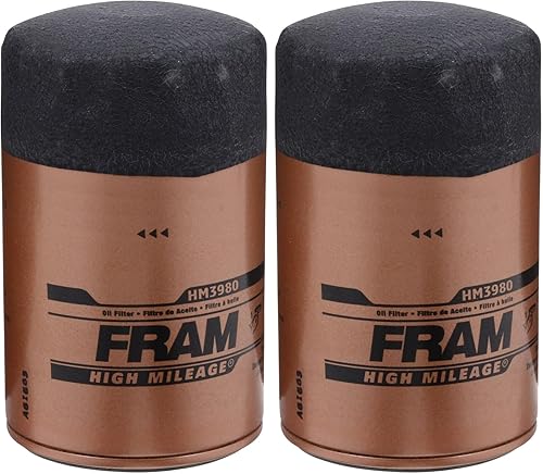 Fram HM3980 High Mileage Oil Filter, Pack of 2