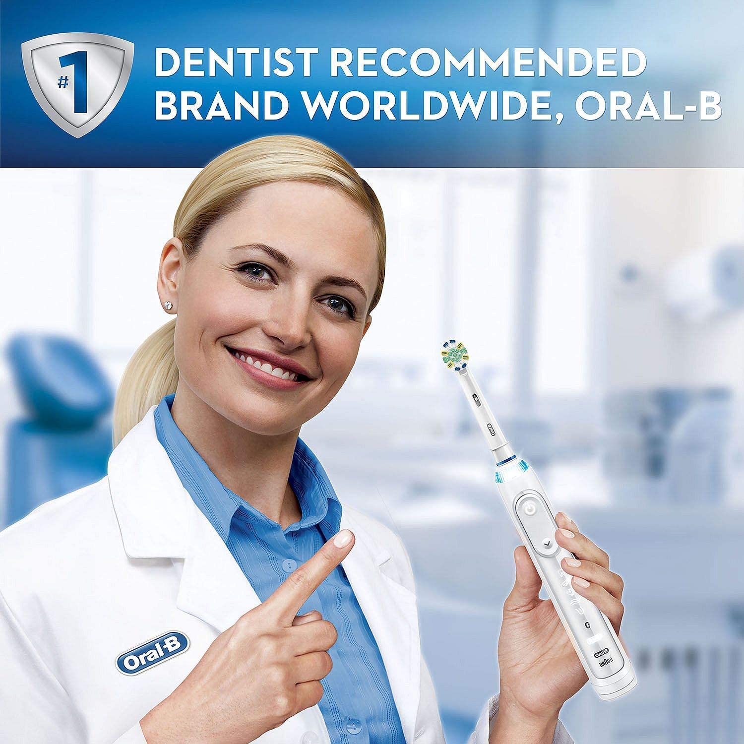 Oral-B - Cabezales de cepillo de repuesto de acción de hilo dental, 8 piezas