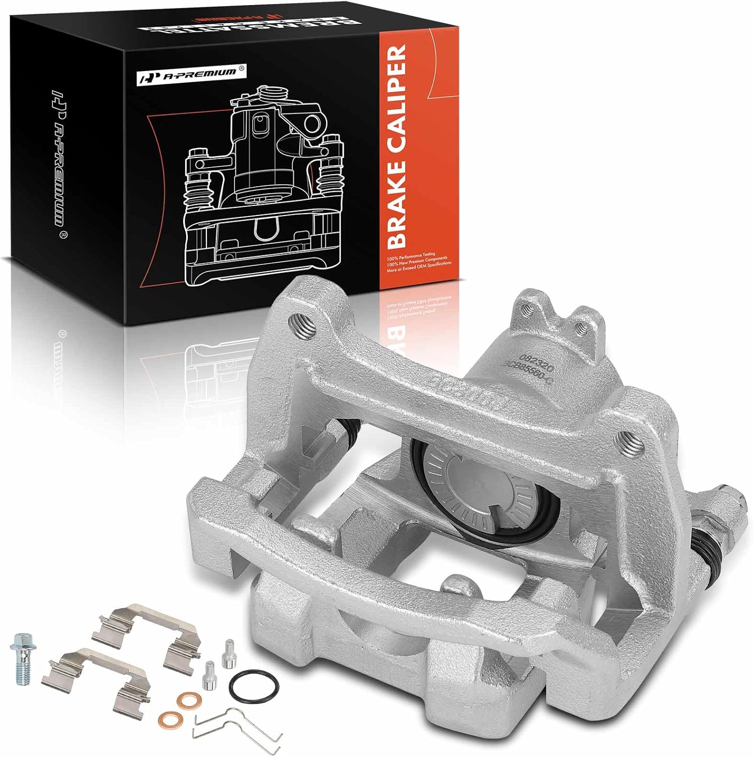 A-Premium Disc Brake Caliper Assembly with Bracket Compatible with Chevrolet Camaro 2016 2017 2018 2019 2020 - Rear Left Driver