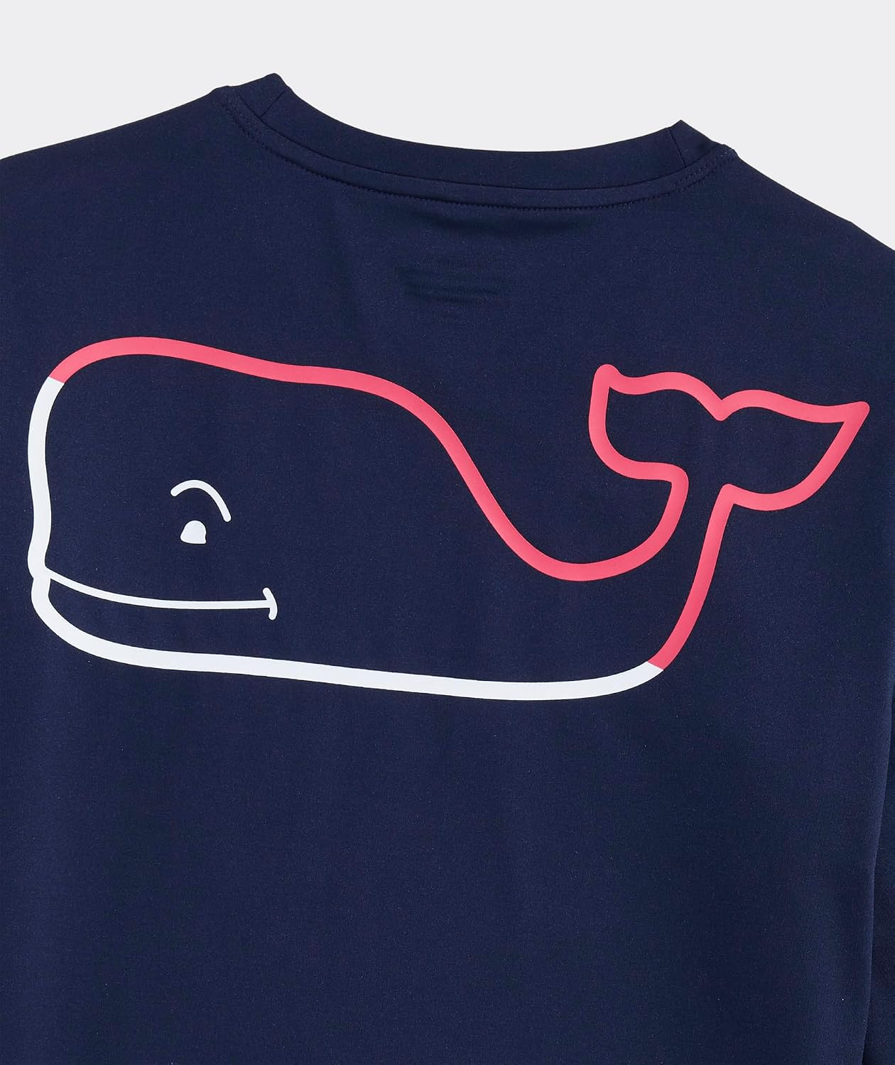 Vineyard Vines Boys' Boys' Burgee Whale Long-Sleeve Harbor Performance Tee