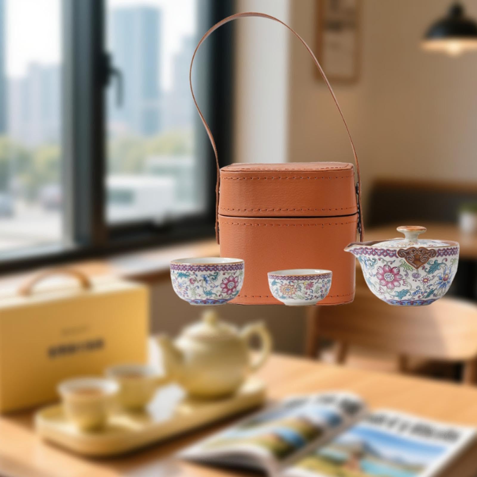 Amazon.co.jp: NonMiFyR 中国茶器カップセット セラミックティーセット