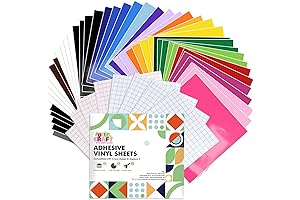 52 Removable Cricut Vinyl Sheets for DIY Projects