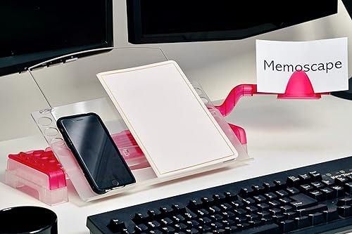 Miniatura 4 de Vu Ryte Memoscape - Soporte ajustable para copias de documentos. Ponte en línea. Mata a tus dragones. Incluye brazo lateral, VUR 4000, rosa marroquí