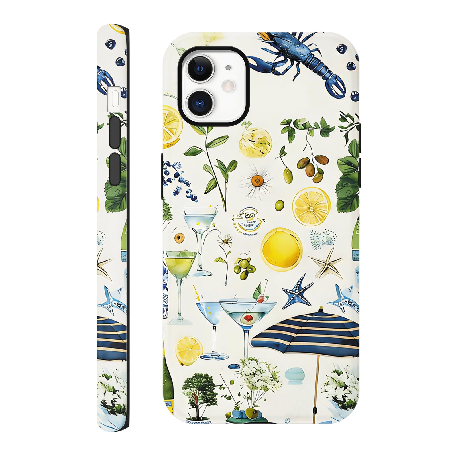 Coque iPhone 11 antichoc fine motif citron d'été protection rigide - 8