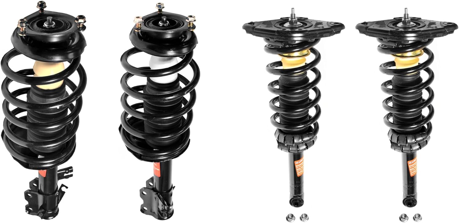 Monroe 1000245VK4 pc Front and Rear Quick-Strut Suspension Strut Assembly Set for Nissan Sentra