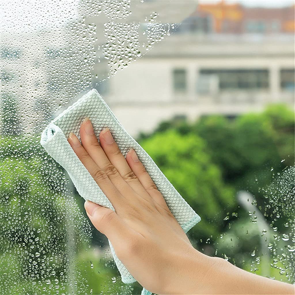 RWRAPS Paño de Limpieza de Colores Mezclados, Suministros de Cocina para Lavar Platos, paño de Cocina Absorbente de Doble Cara, Herramienta de Cocina Suave, 10 Uds.