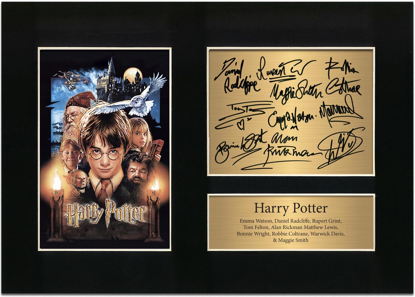 Zulu Image Black Harry Potter Signed A4 Printed Autograph Photo Reproduction Print Picture Display No17,