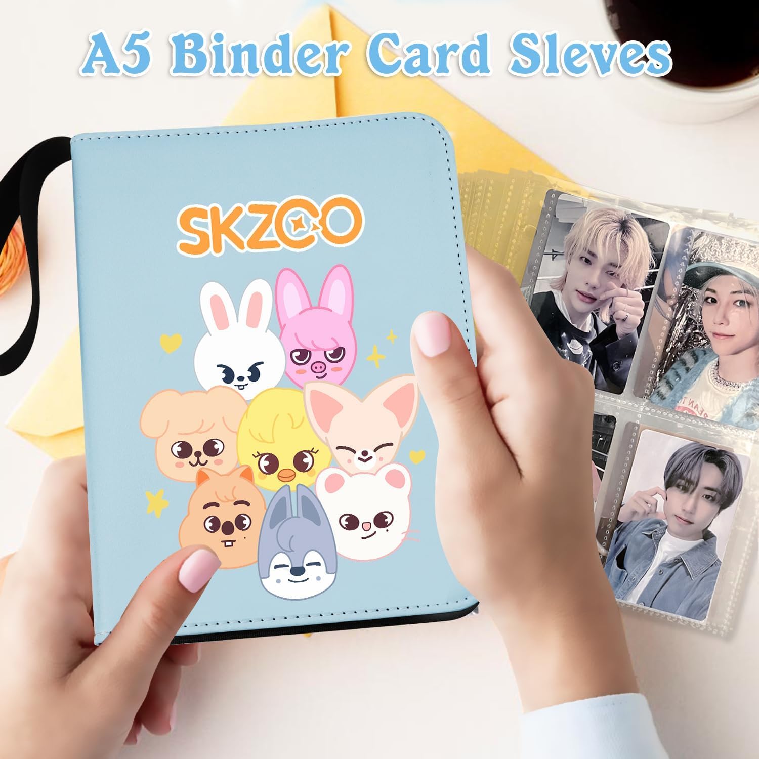 Amazon.com: Photocard Binder for Stray SKZ Cards,4 Pocket with 60