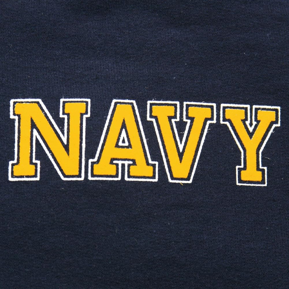 Armed Forces Gear US Navy Men's 1/4 Zip Sweatshirt (Navy)