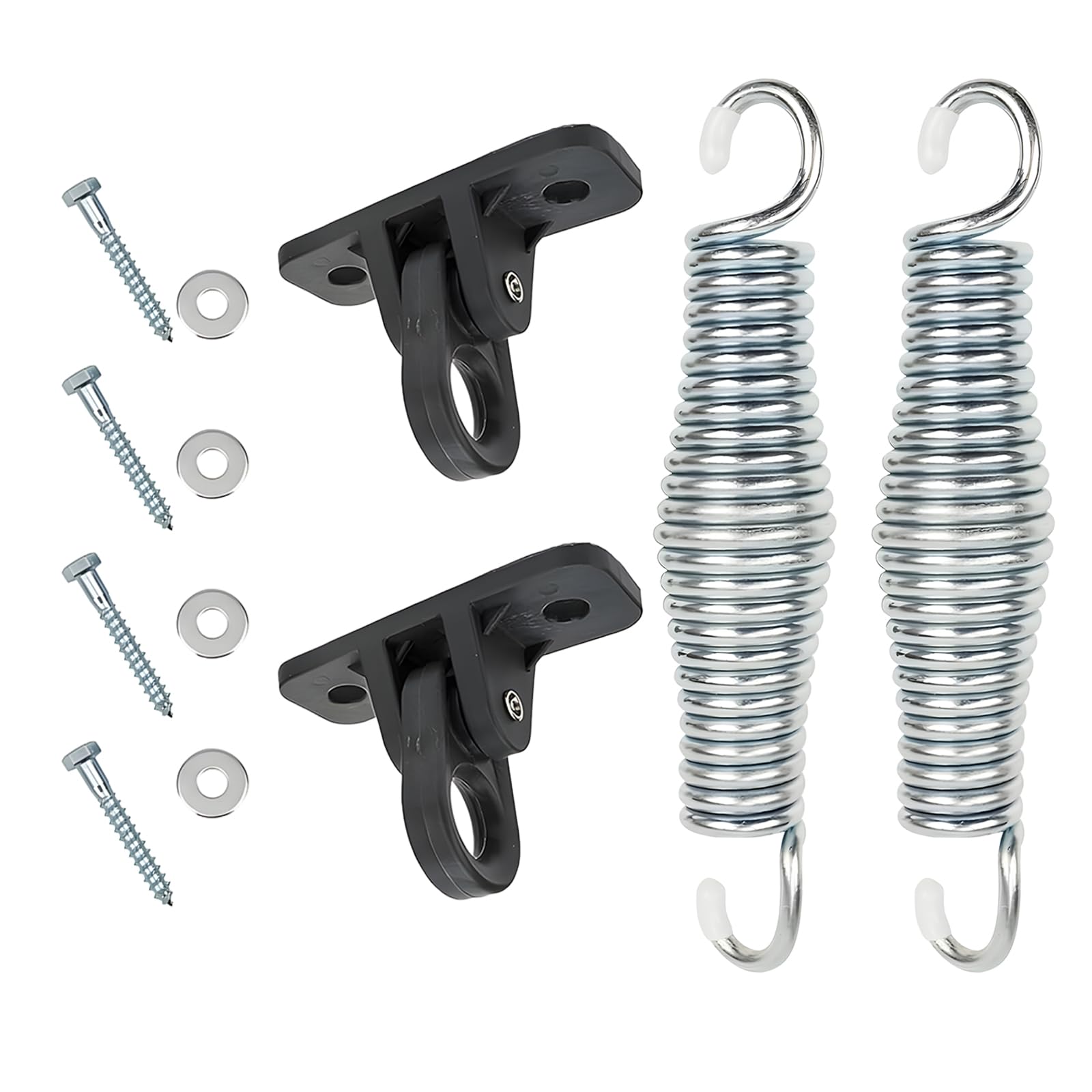 GOMADEIT Swing Hangers Heavy Duty Swing Mounting Hardware for Hammock Chairs Ceiling -800 LB 360° Swivel