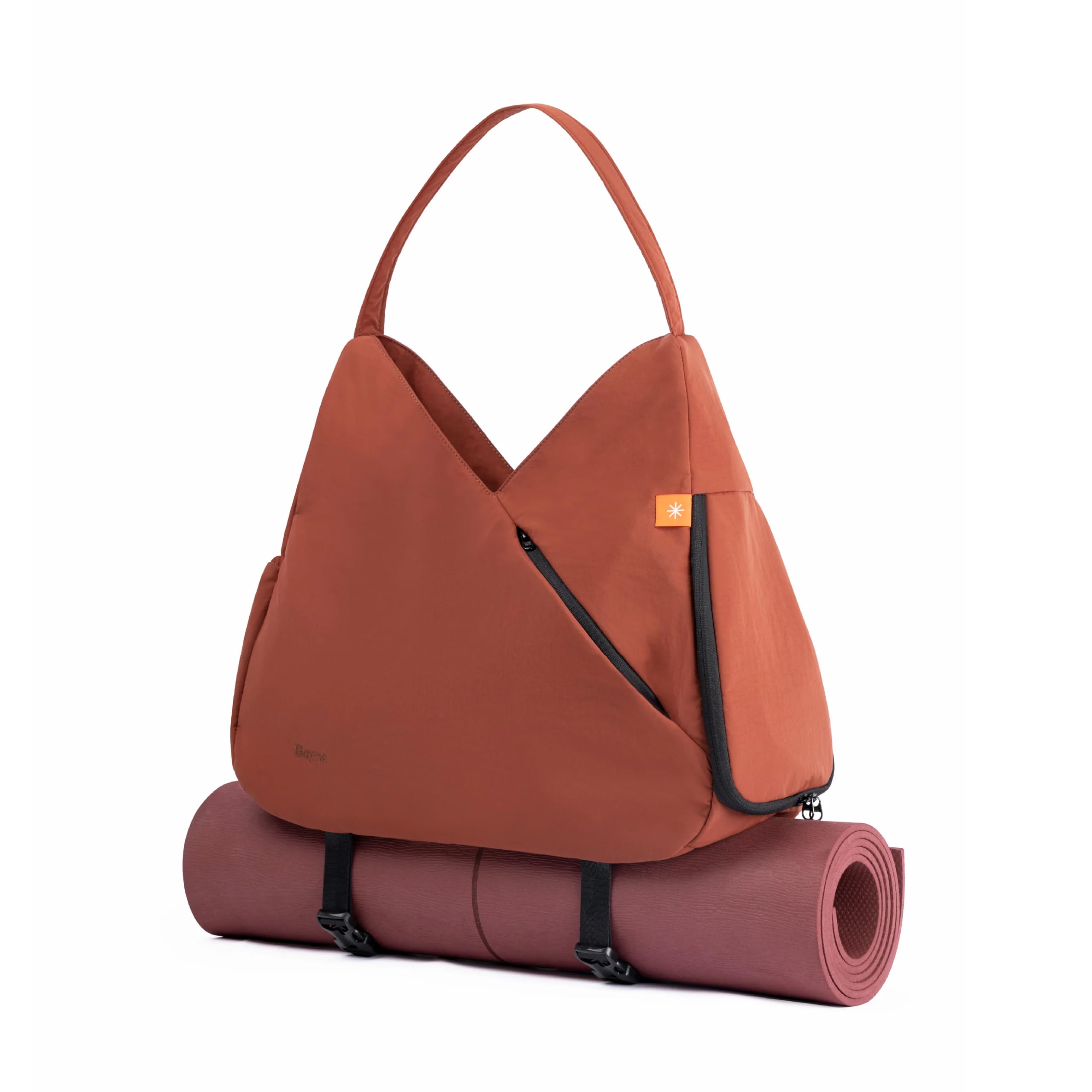 Bayne Duffle Bags for Travel for Women - Multifunctional Gym Bag with Shoe Compartment, Waterproof Day Pack and Adjustable Shoulder Strap, Ideal Gym Bag for Women and Travel Shoulder Bag (Brown)-picture-25