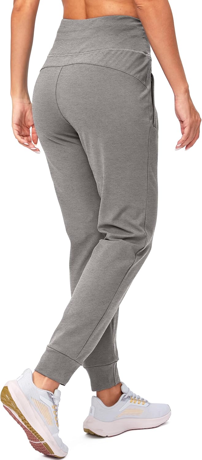 G Gradual Women's Fleece Lined Joggers High Waisted Water Resistant Thermal Winter Sweatpants Running Hiking Pockets - Image 3