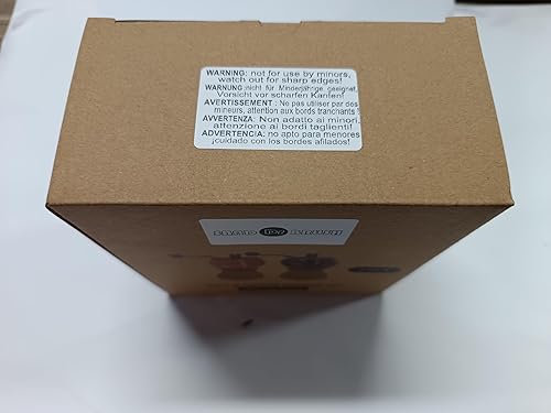 Miniatura 9 de 1-piece classic hand shake pepper mill gorgeous salt set, EP material acrylic, ceramic blades with adjustable coarse mill, enjoy your best freshly