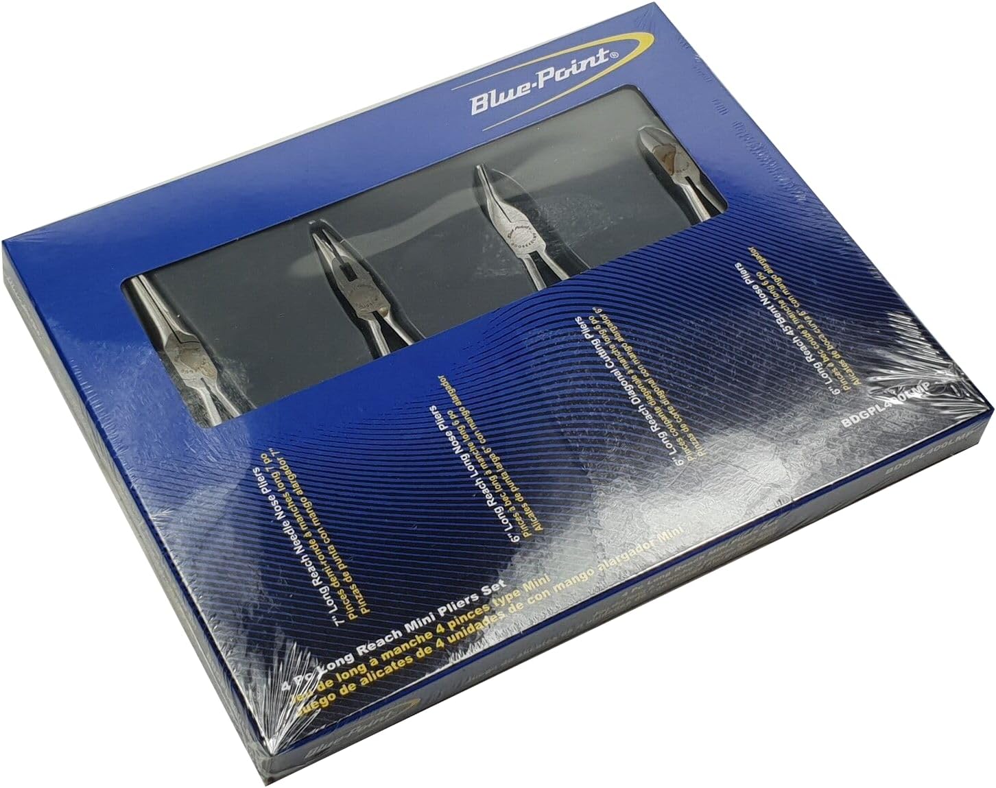 4pc Long Reach Mini Pliers Set BDGPL400LMP