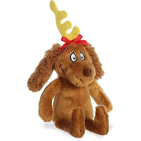 Aurora Whimsical Grinch and Max Stuffed Animals
