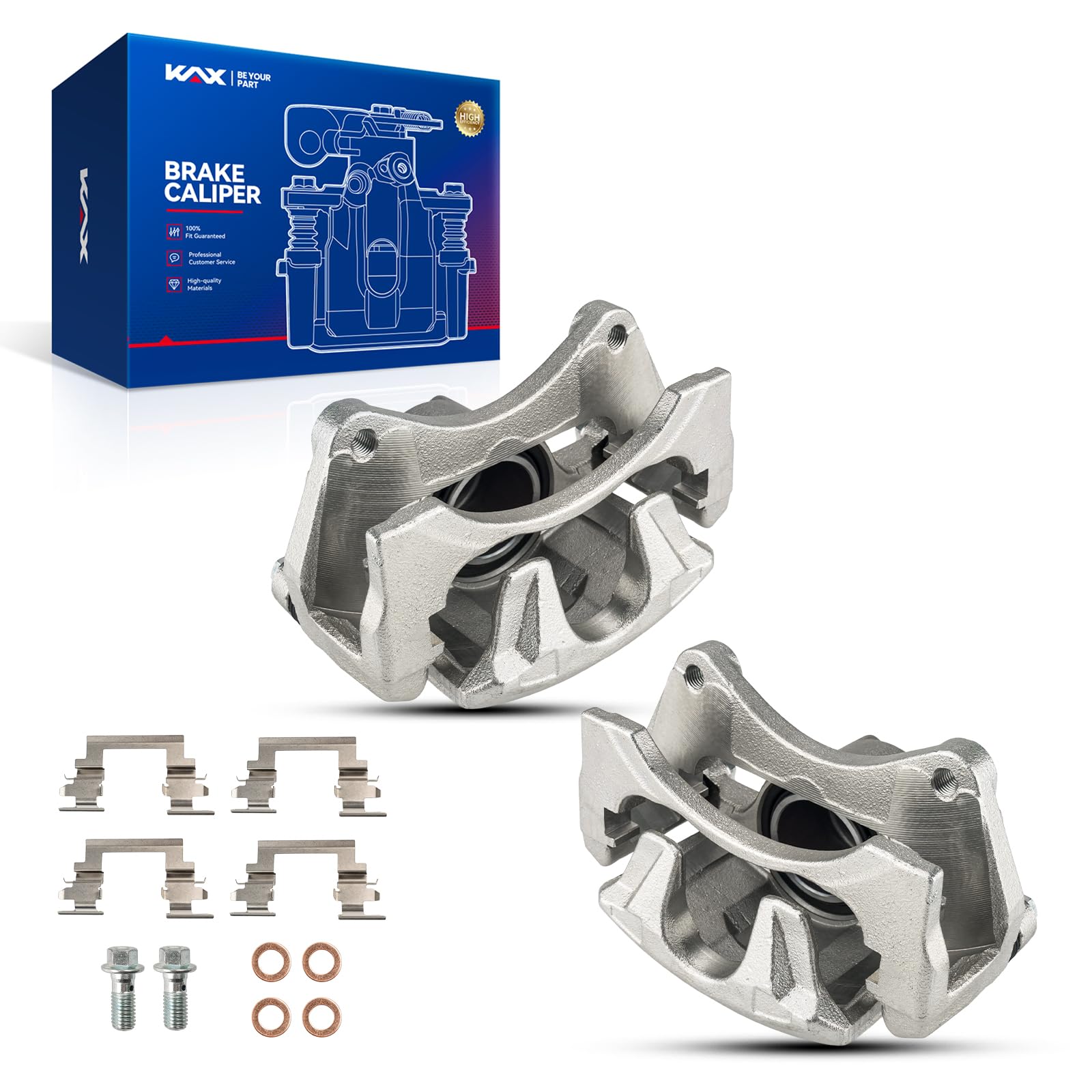 KAX 18B5032+18B5033 Brake Caliper Fit for Jeep Patriot/Compass 2007-2017