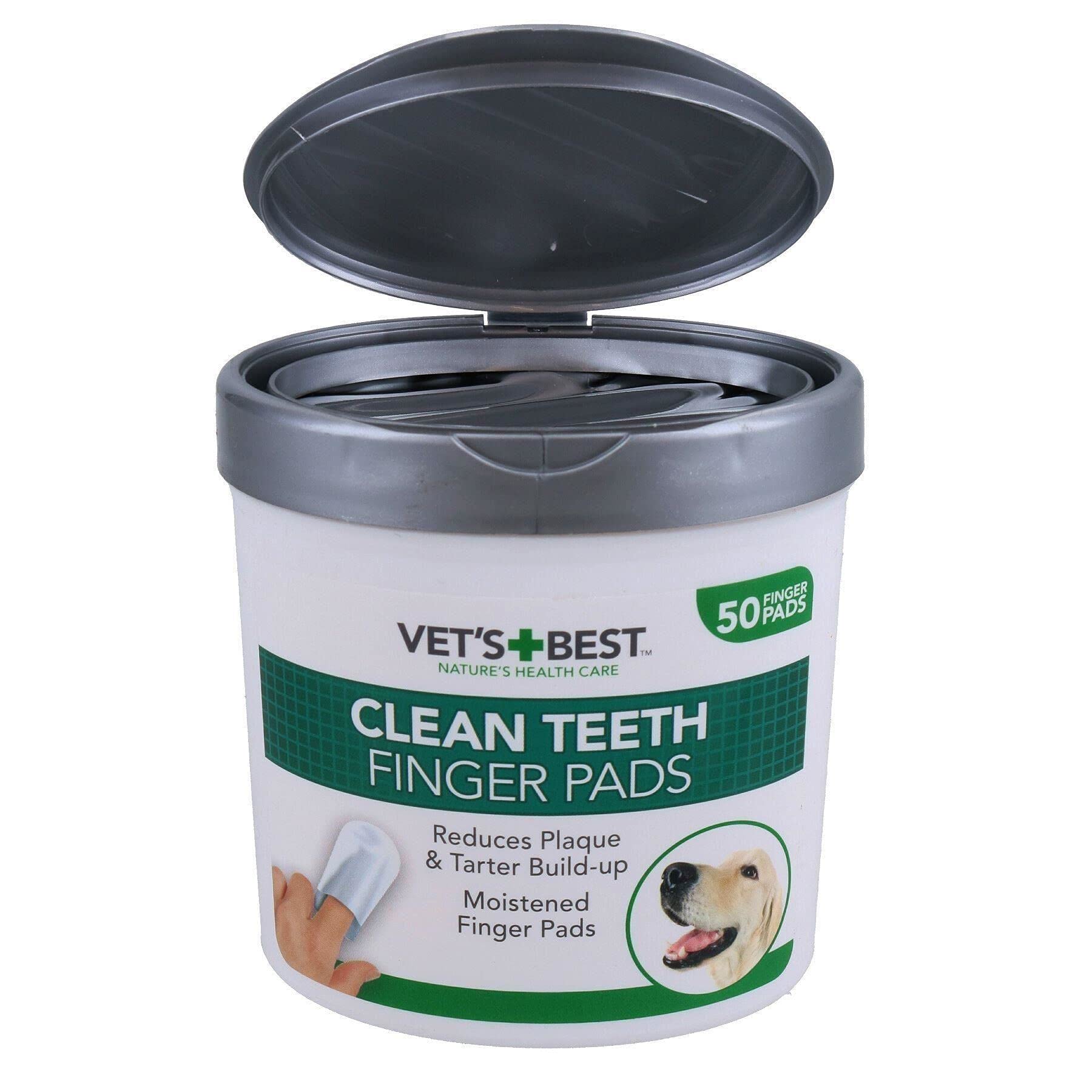 AB Tools Lot de 200 lingettes nettoyantes pour dents de chien et animal domestique