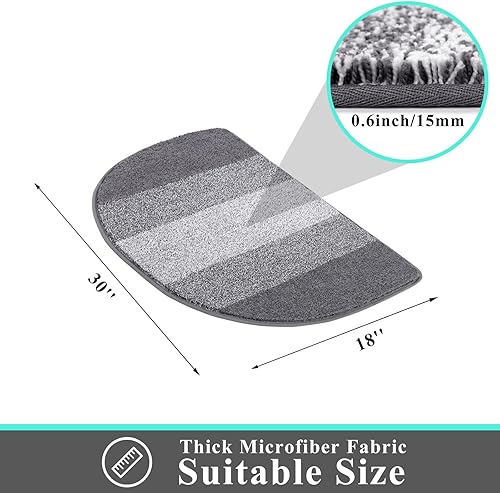 Miniatura 197 de Vaukki Tapete para puerta de entrada, antideslizante, absorbente, atrapador de lodo, tapete para el interior, tapete lavable para puerta de entrada